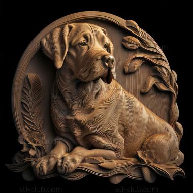 3D model st Breton Epagnole dog (STL)